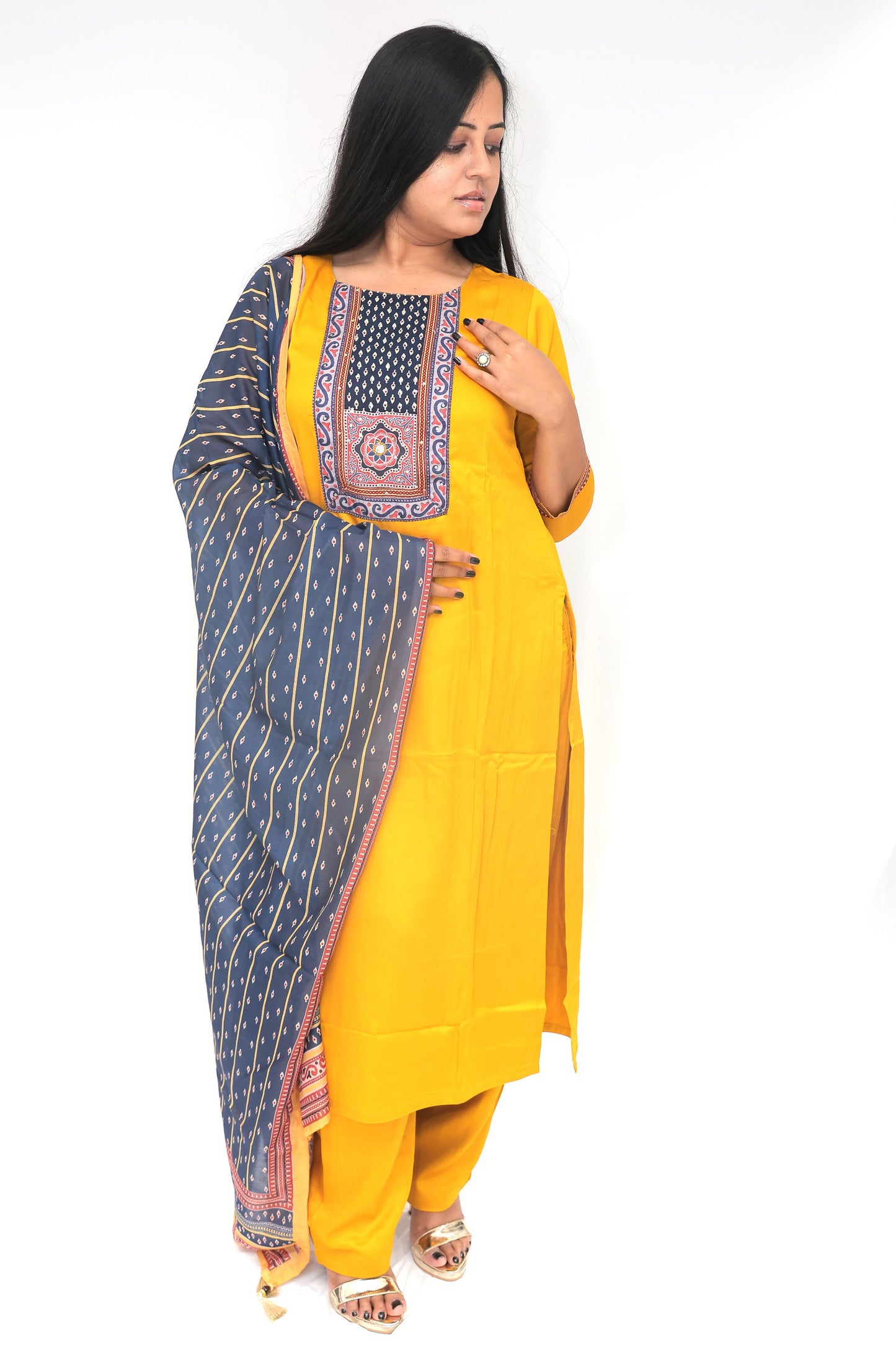 SUNFLOWER GAJI SILK