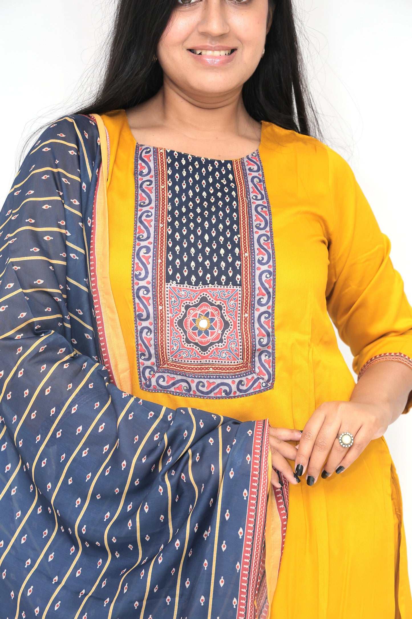SUNFLOWER GAJI SILK