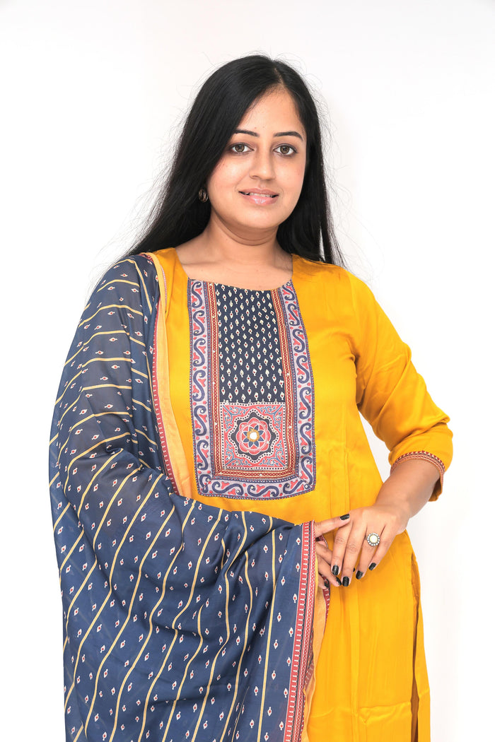 SUNFLOWER GAJI SILK
