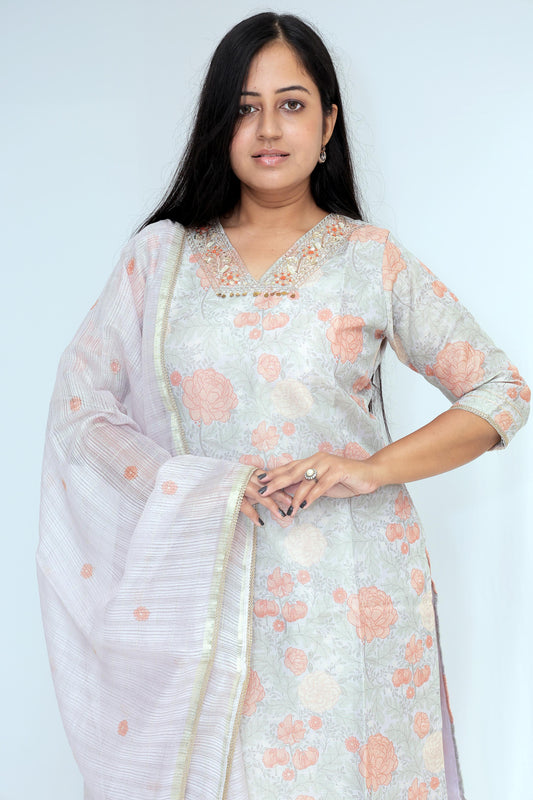 LILAC TISSUE DRESS