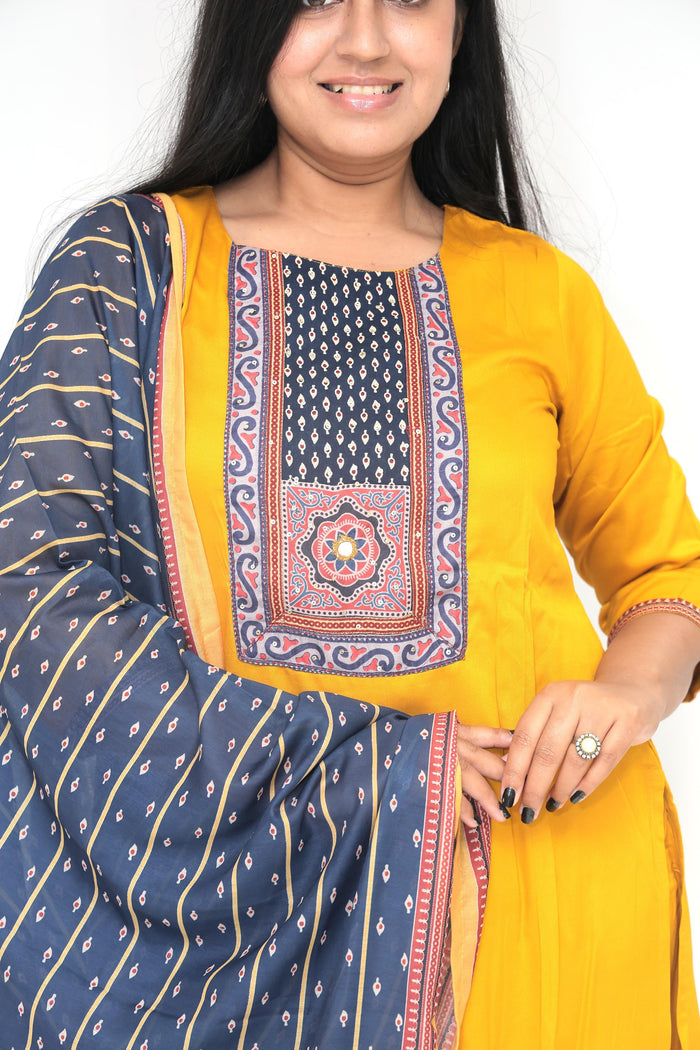 SUNFLOWER GAJI SILK